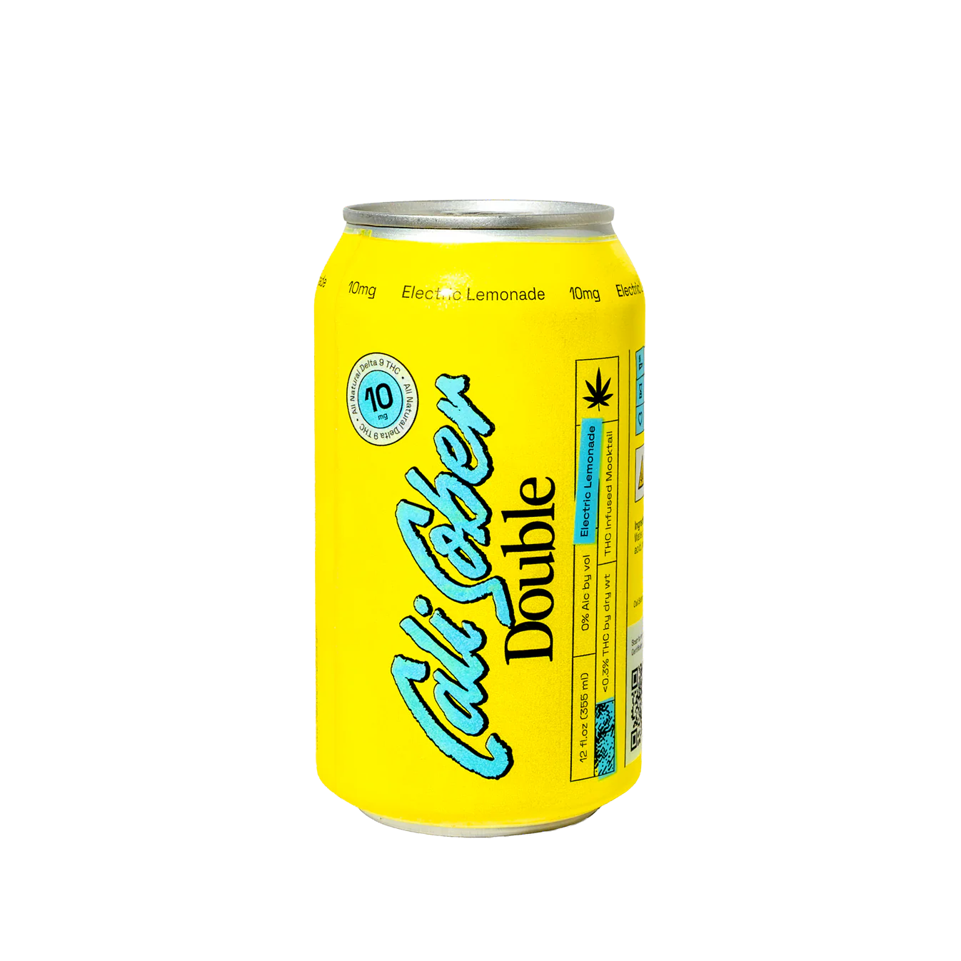 Cali Sober THC 10mg Electric Lemonade Double THC Drink